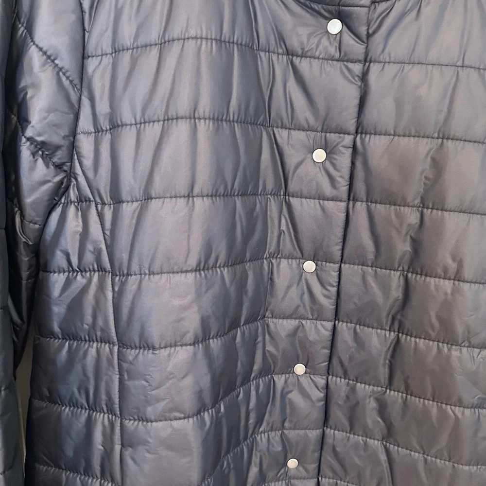 Eileen Fisher black Quilted Jacket - Picture 2 of 8